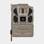 Tactacam Reveal X 3.0 Gen 3 cellular trail camera, straight-on front view with antenna