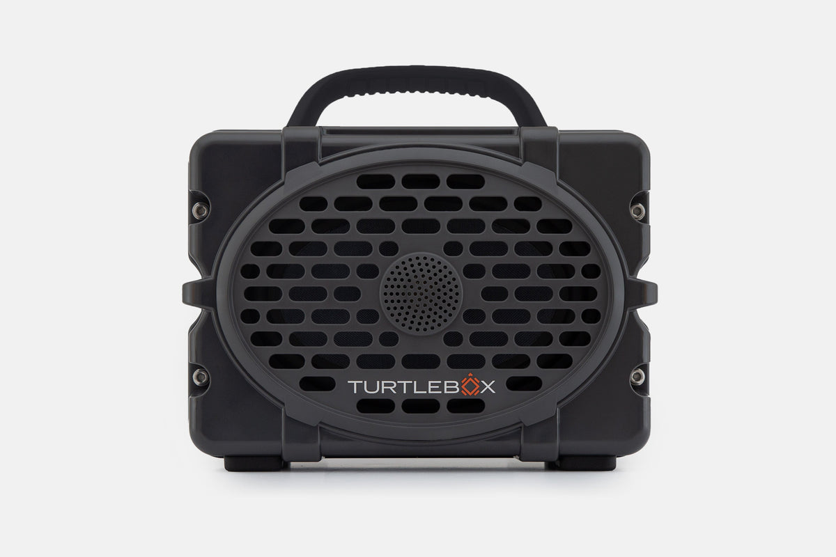 Turtlebox Original Gen 3 waterproof Bluetooth speaker, Thunderhead Gray