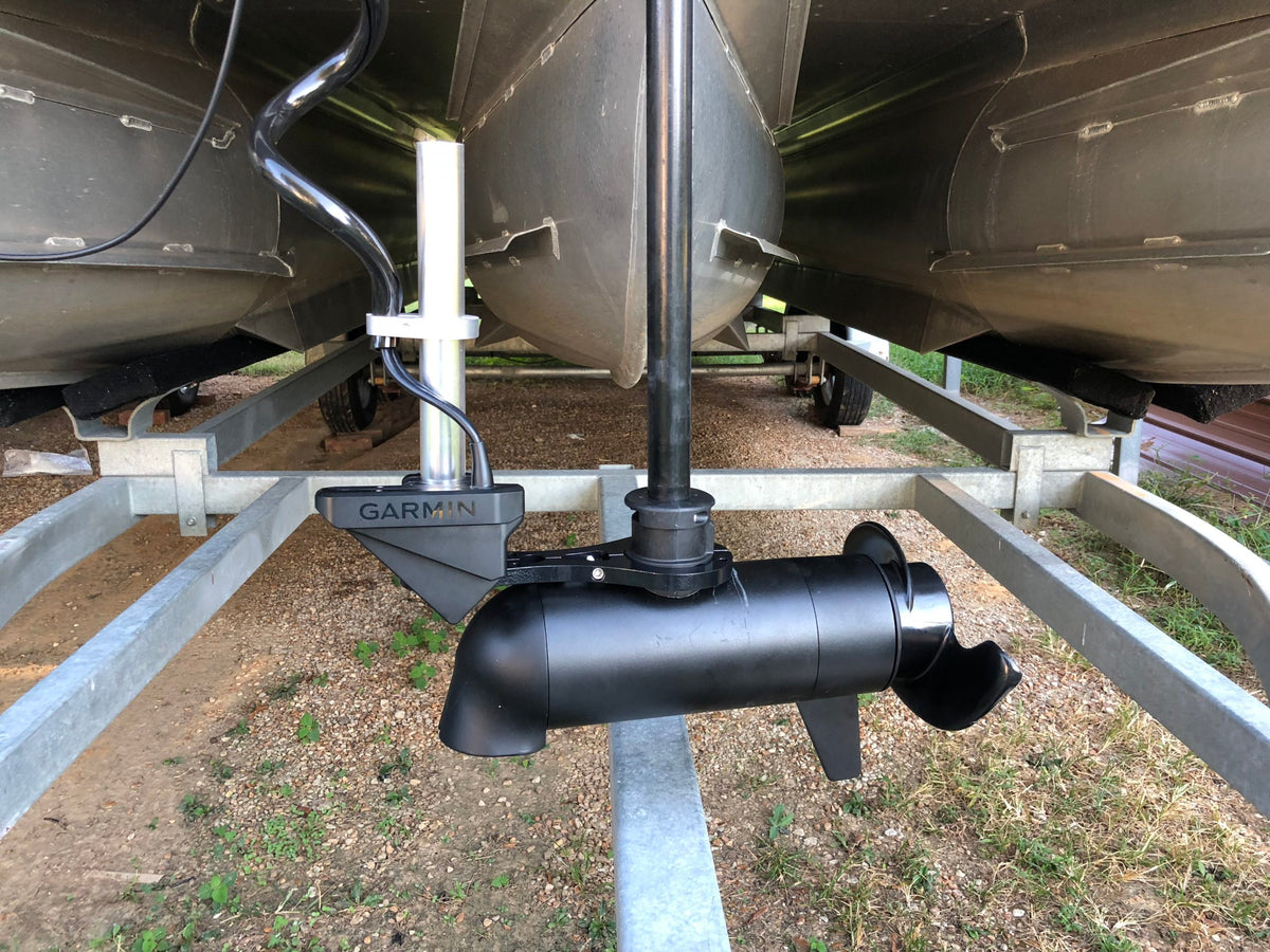 Live View Transducer Mount for LiveScope, ActiveTarget & MEGA Live on Your Trolling Motor