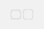 Turtlebox Ranger speaker replacement bumpers, White