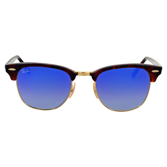 Ray-Ban CLUBMASTER Red Havana Blue Flash Gradient