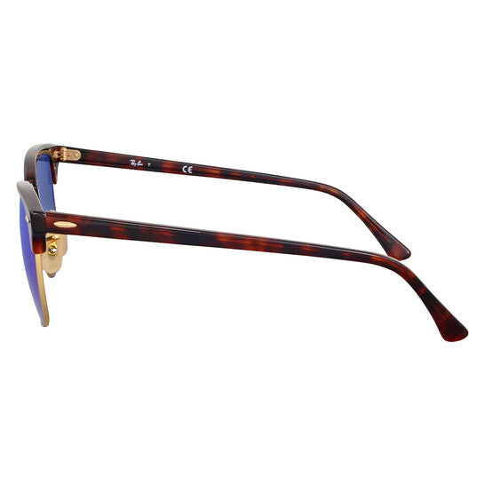 Ray-Ban CLUBMASTER Red Havana Blue Flash Gradient
