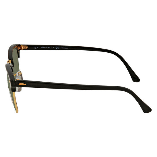 Ray-Ban CLUBMASTER Black w/ Polarized Green
