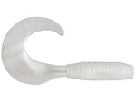 Zoom Fat Albert Grub 3" soft plastic grub in White Pearl