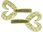 Zoom Fat Albert Twin Tail 3.5" soft plastic grub in Watermelon Seed