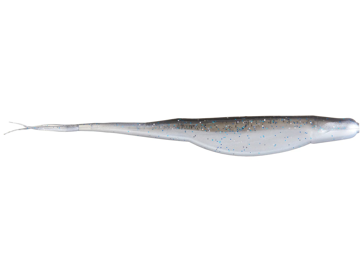 Zoom Super Fluke 7" Magnum soft plastic soft jerkbait in Smokin Shad