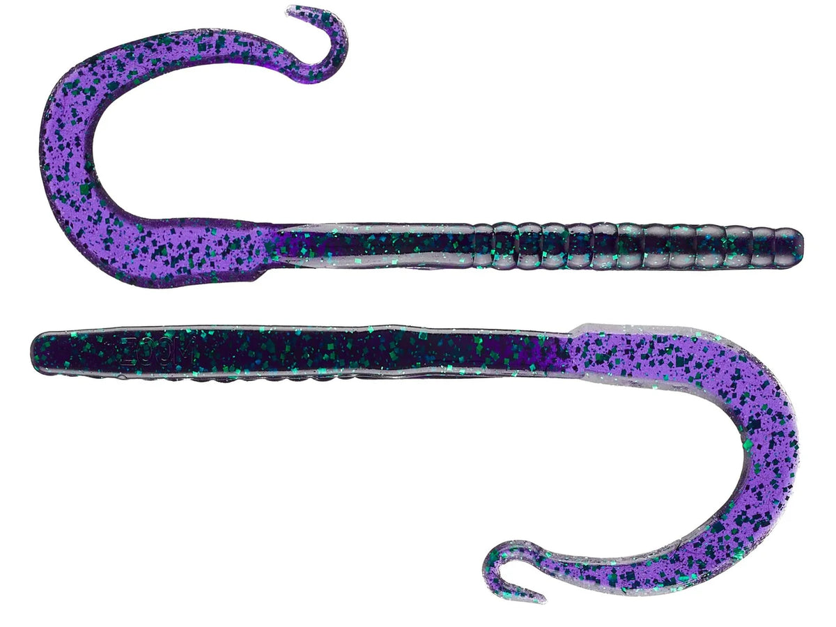 Zoom Mag II Worm 9" soft plastic worm in Junebug