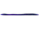 Zoom Trick Worm 6.5" soft plastic worm in Junebug