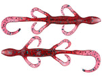 Zoom Lizard 6" soft plastic lizard in Red Bug