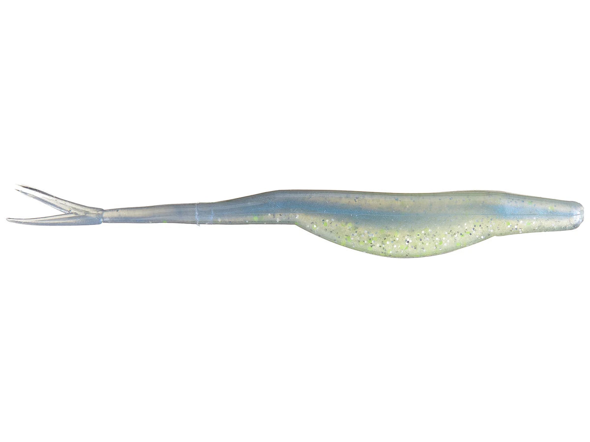 Zoom Super Fluke 5.25" soft plastic soft jerkbait in Sexy Shad