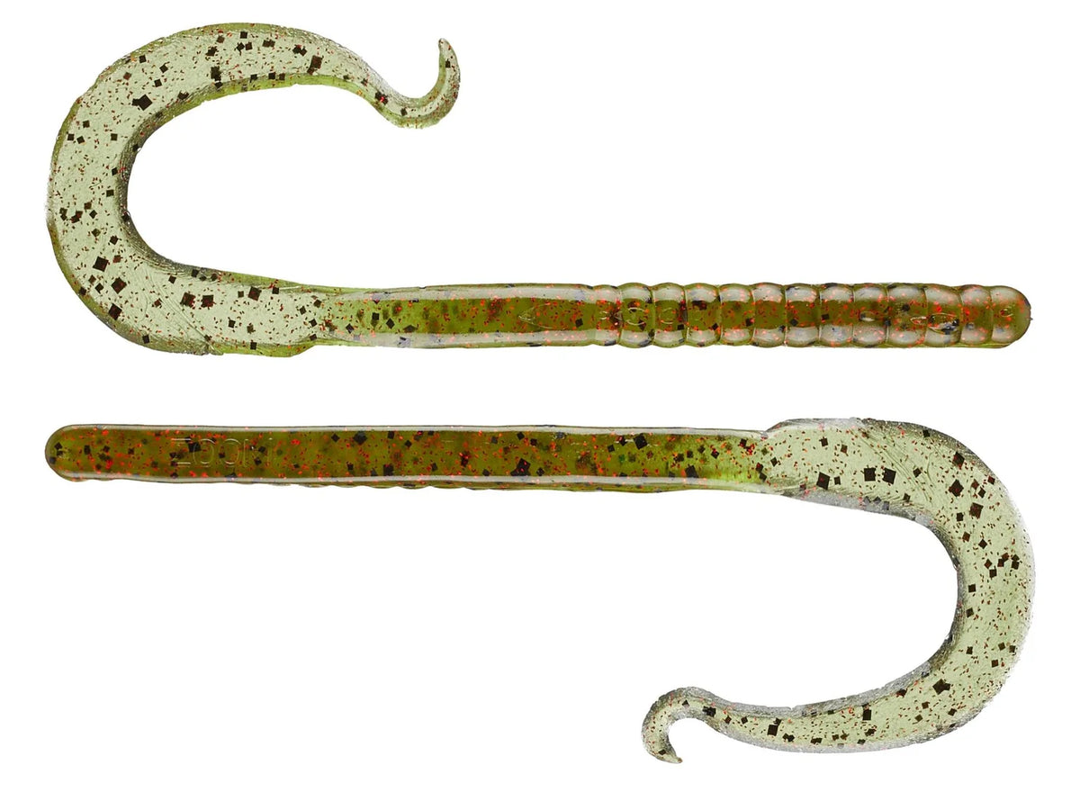 Zoom Mag II Worm 9" soft plastic worm in Watermelon Red