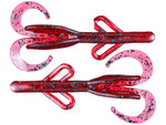 Zoom Brush Hog 4" Baby soft plastic creature bait in Red Bug