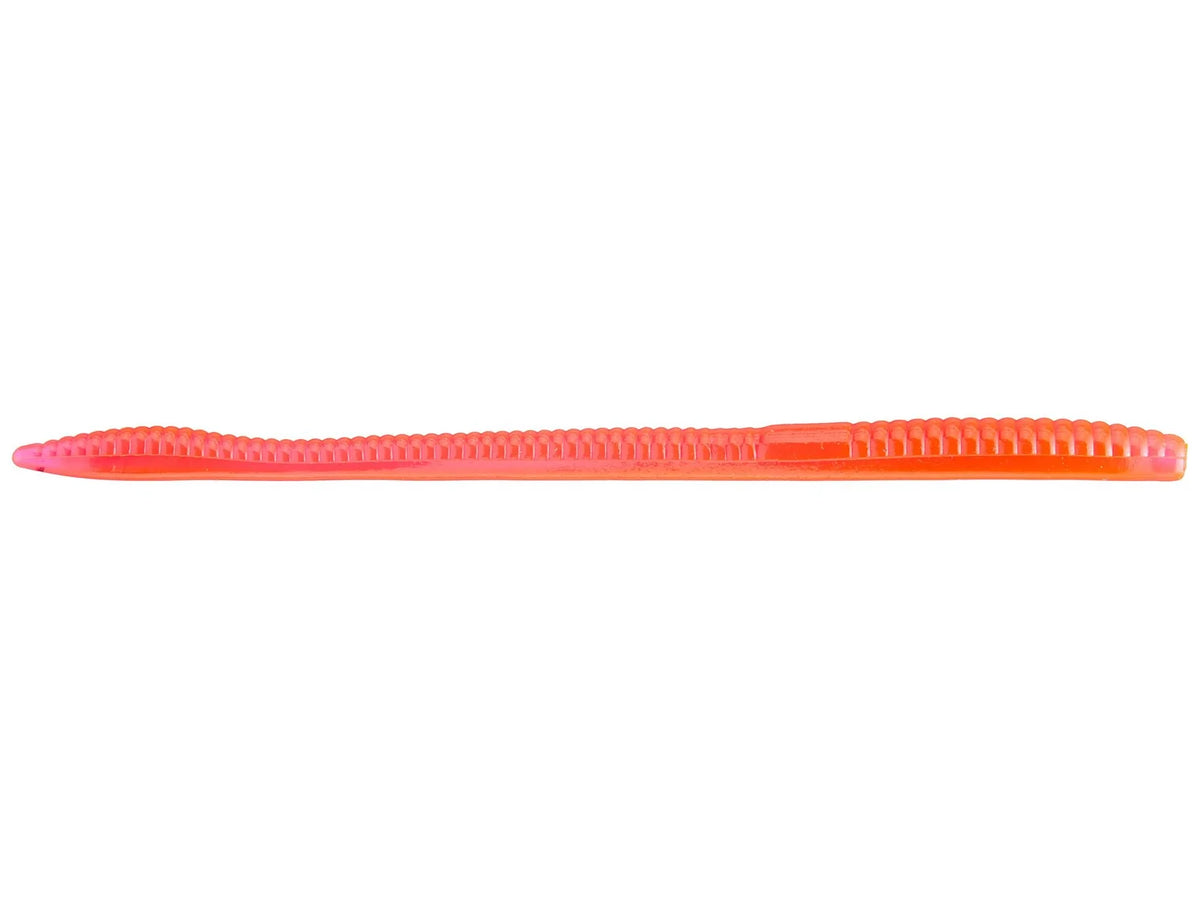Zoom Trick Worm 6.5" soft plastic worm in Merthiolate
