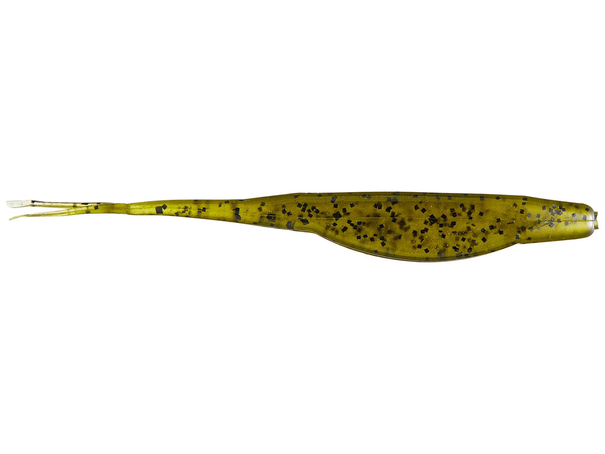 Zoom Super Fluke 5.25" soft plastic soft jerkbait in Watermelon Seed