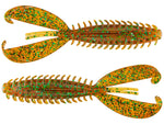 Zoom Z-Craw 3.5" Jr soft plastic craw in Rootbeer Pepper Green