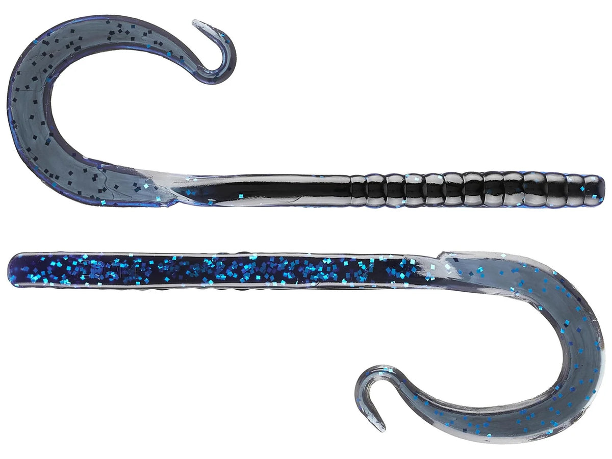 Zoom Mag II Worm 9" soft plastic worm in Black Sapphire