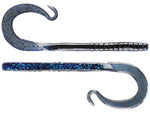 Zoom Mag II Worm 9" soft plastic worm in Black Sapphire