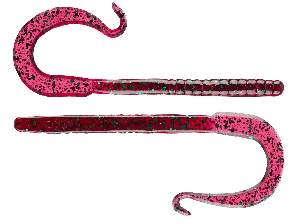 Zoom Mag II Worm 9" soft plastic worm in Red Bug