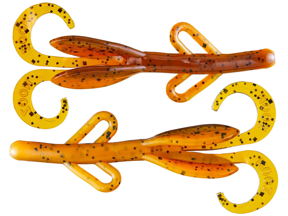Zoom Brush Hog 4" Baby soft plastic creature bait in Alabama Craw