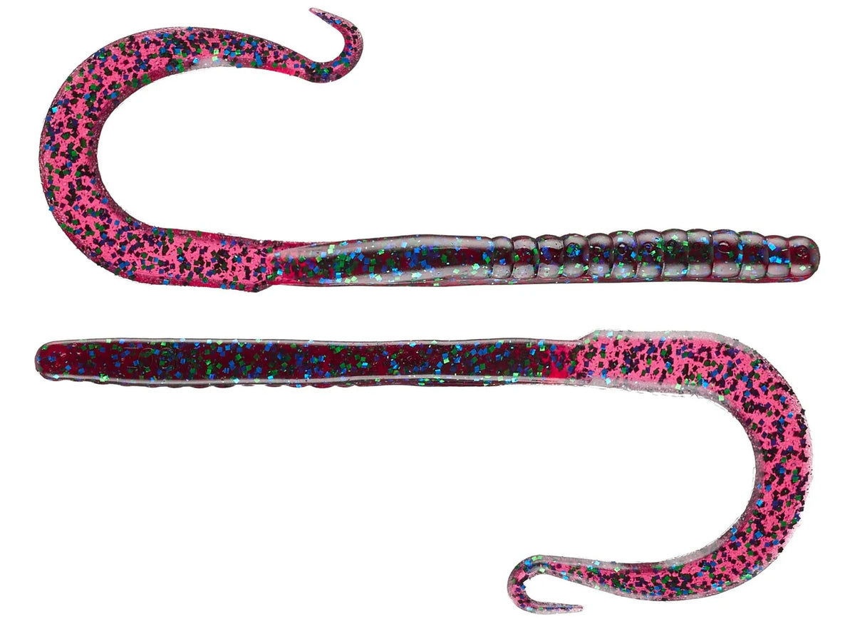 Zoom Mag II Worm 9" soft plastic worm in Plum Apple