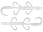 Zoom Lizard 6" soft plastic lizard in White