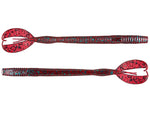 Zoom Z-Craw Worm 6.75" soft plastic worm in Red Bug