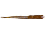 Zoom Meathead 4" soft plastic worm in Green Pumpkin