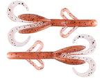 Zoom Brush Hog 4" Baby soft plastic creature bait in Pumpkin
