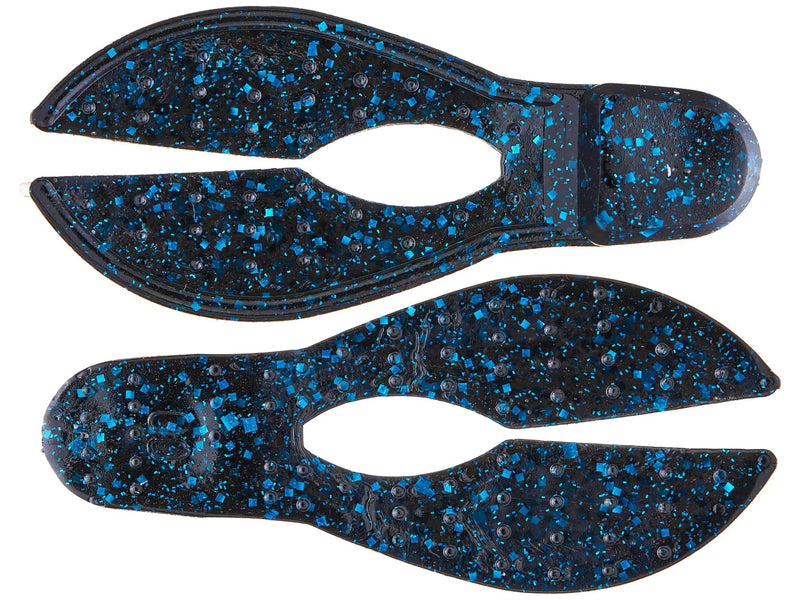 Zoom Super Chunk 2" Jr soft plastic jig trailer in Black Blue