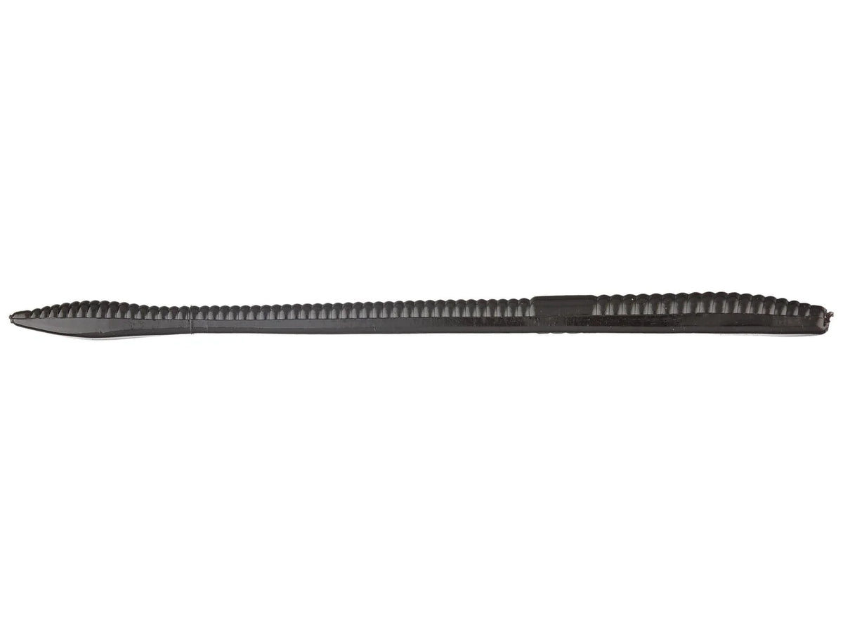 Zoom Trick Worm 6.5" soft plastic worm in Black