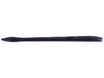 Zoom Trick Worm 6.5" soft plastic worm in Junebug Red