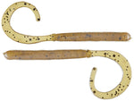 Zoom Curly Tail Finesse Worm 4" soft plastic worm in Green Pumpkin