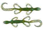 Zoom Lizard 6" soft plastic lizard in Blue Watermelon
