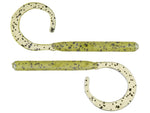 Zoom Curly Tail Finesse Worm 4" soft plastic worm in Watermelon Seed