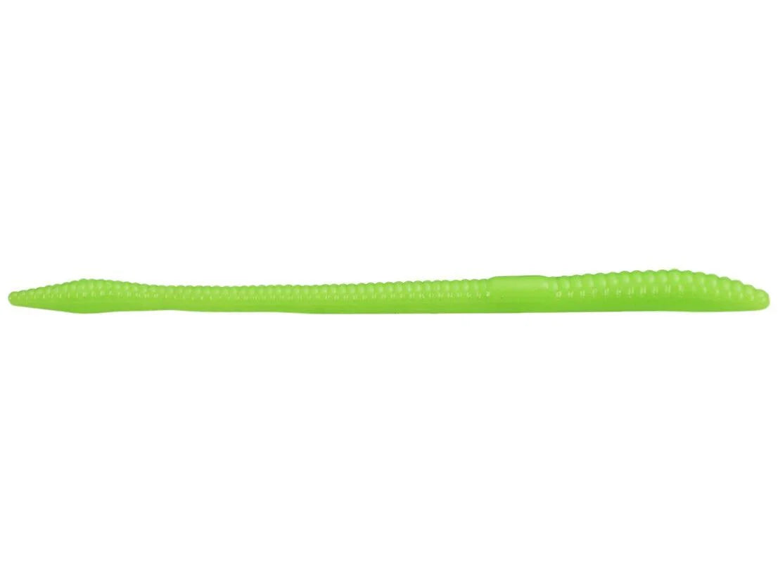 Zoom Trick Worm 6.5" soft plastic worm in Limetreuse