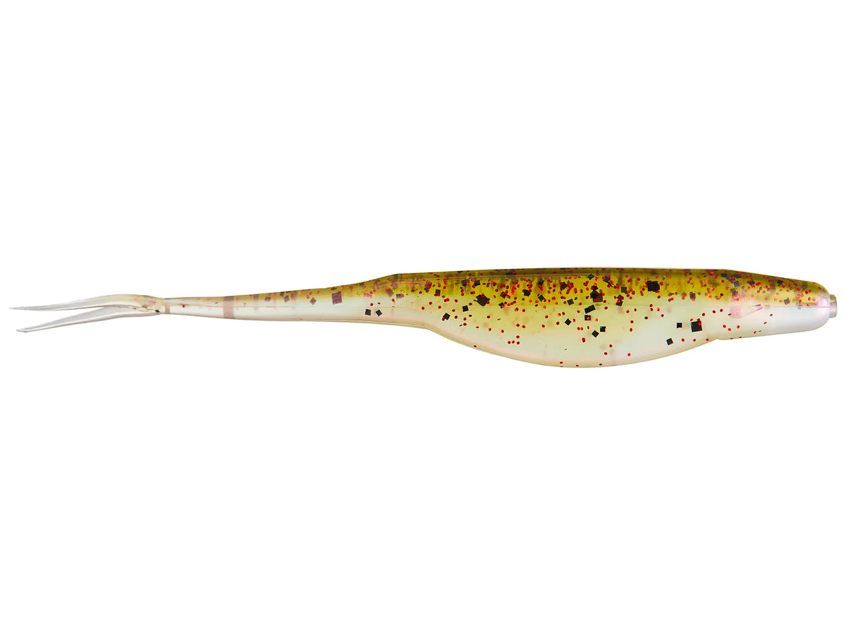 Zoom Super Fluke 5.25" soft plastic soft jerkbait in Watermelon Red Pearl