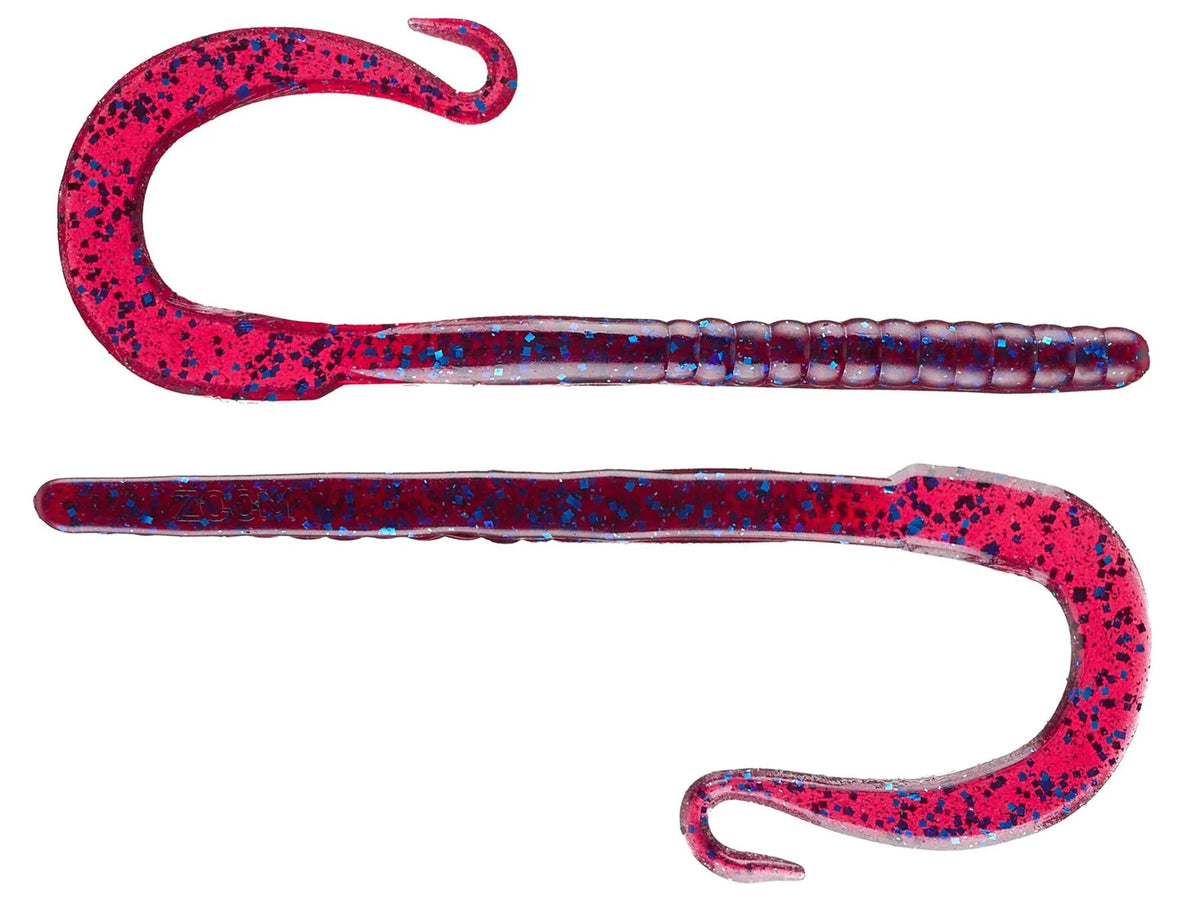 Zoom Mag II Worm 9" soft plastic worm in Plum