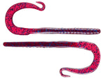 Zoom Mag II Worm 9" soft plastic worm in Plum
