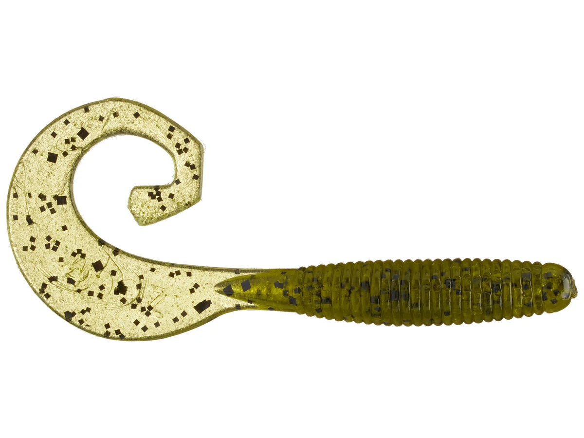 Zoom Tab Tail Grub 4" soft plastic grub in Watermelon Seed