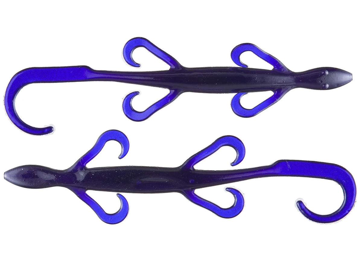 Zoom Lizard 8" Magnum soft plastic lizard in Black Grape