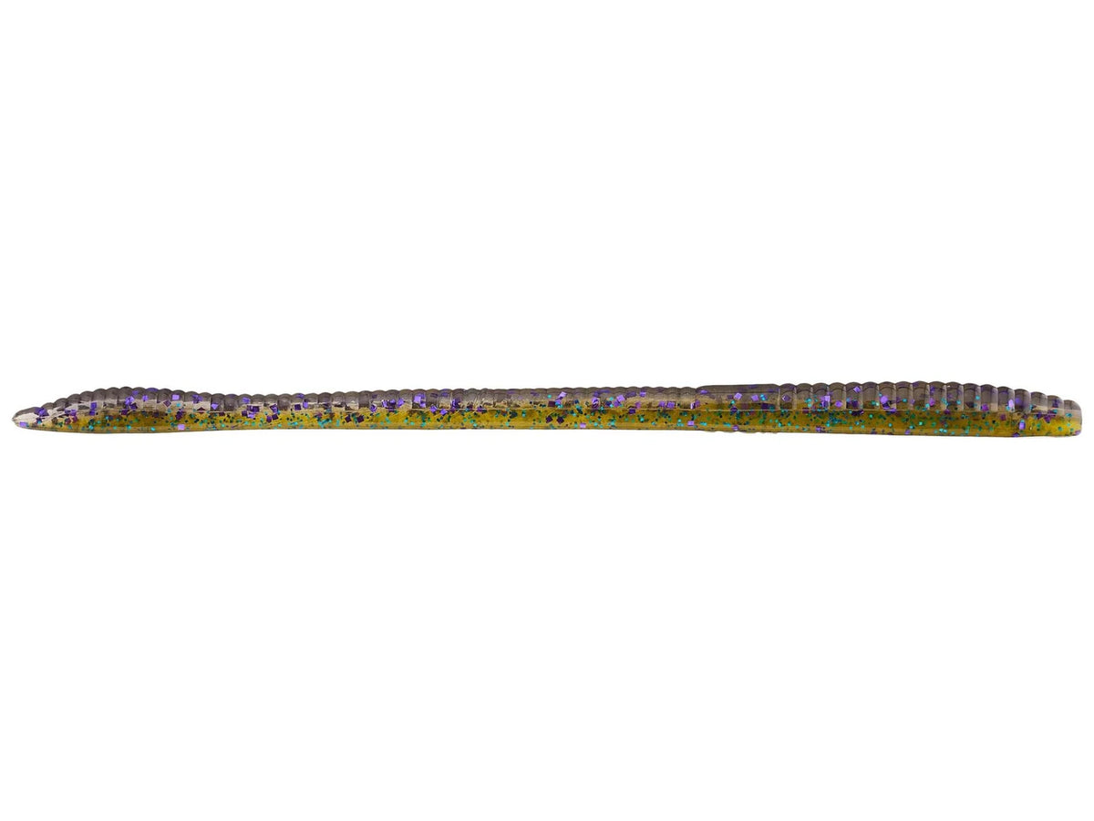Zoom Trick Worm 6.5" soft plastic worm in Sprayed Grass
