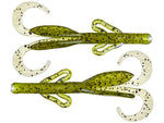 Zoom Brush Hog 4.5" Midsize soft plastic creature bait in Watermelon Seed