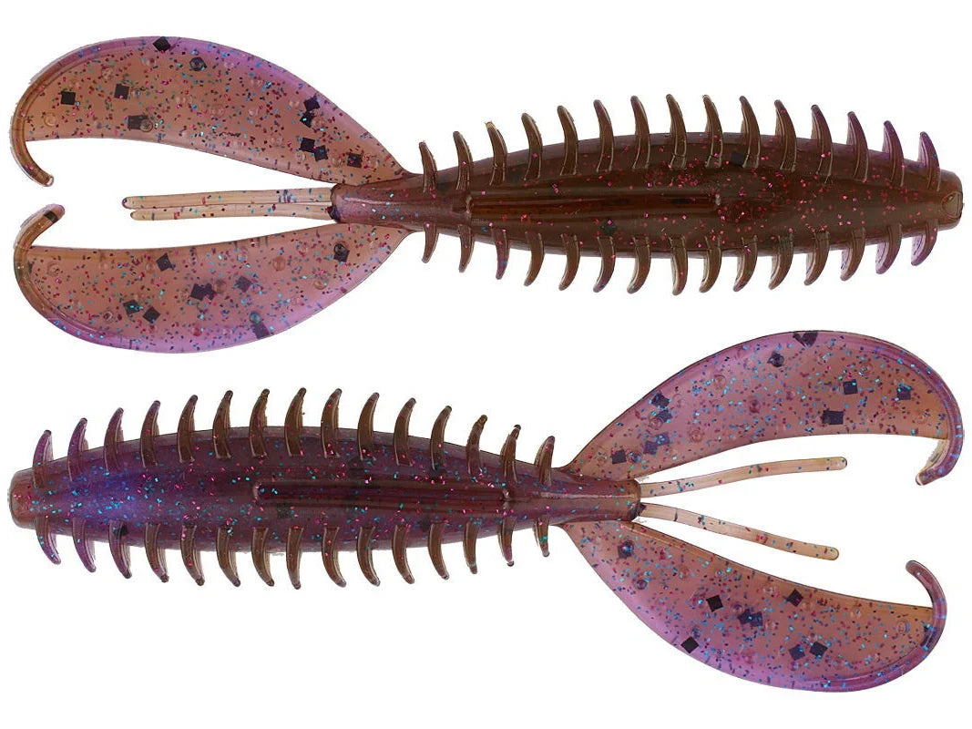 Zoom Z-Craw 3.5" Jr soft plastic craw in Huckleberry