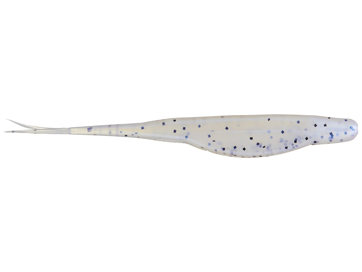 Zoom Super Fluke 5.25" soft plastic soft jerkbait in Glimmer Blue