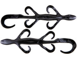 Zoom Lizard 6" soft plastic lizard in Black