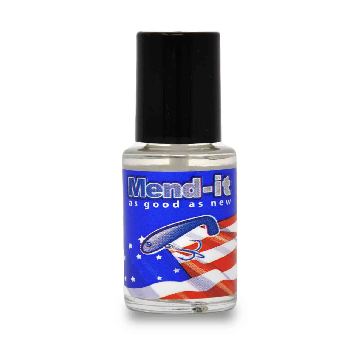 Mend-It! Soft Bait Glue, 1/2 oz Glass Bottle