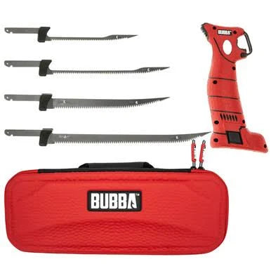 Bubba Lithium Ion Cordless Electric Fillet Knife 4 Blade Set