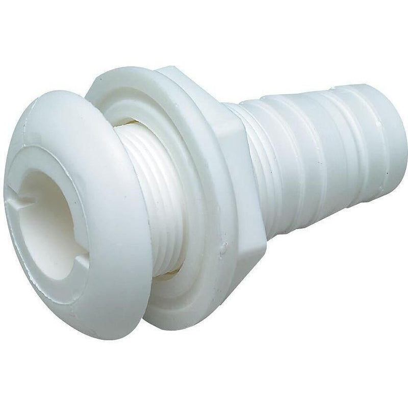 Seachoice Thru-Hull Conn-Wht Plas-3/4