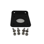 Cornfield Gunnel Rail Plate for Over-the-Side Transducer Mount & Swivel Base