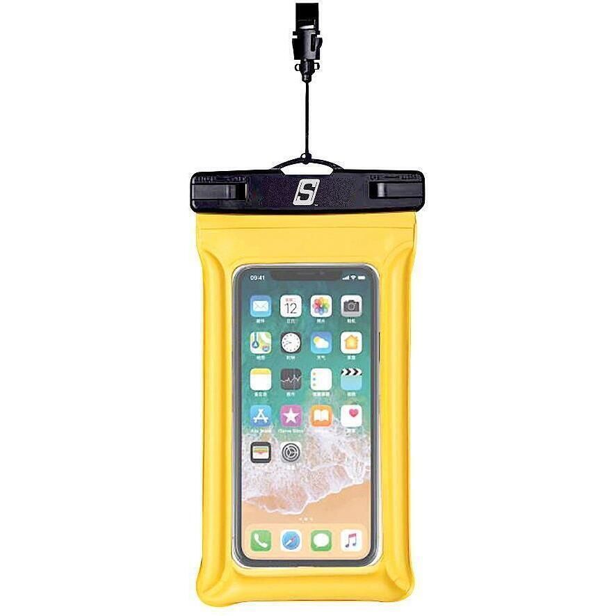 SEACHOICE H20 PROOF PHONE CASE 5"X8" YLW